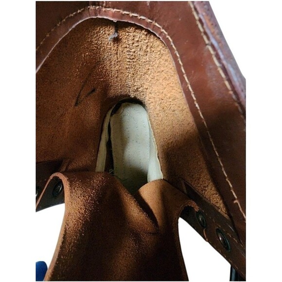WWII Paratrooper Boots Corcoran Brown Leather Jump Boots M 7 W 9 Handmade main image 6